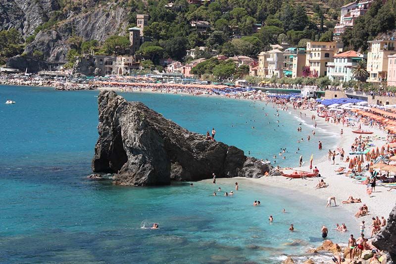 Playa de Monterosso - cinque terre - Italia agosto 2016
