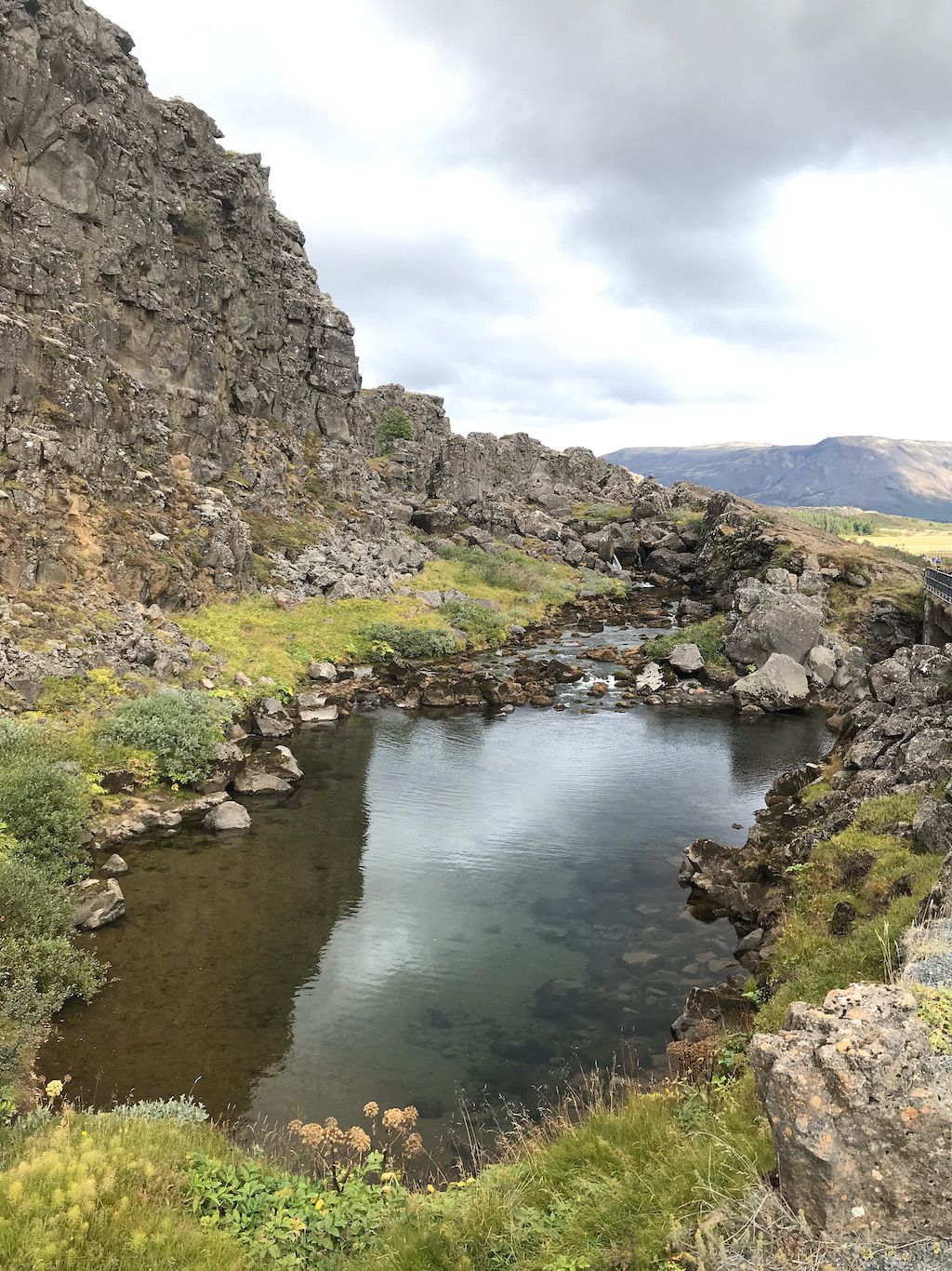 Lago en Parque Nacional de Þingvellir